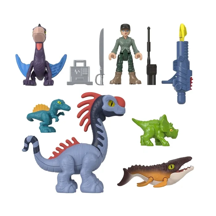 FIGURA ACCIÓN IMAGINEXT PACK DINOS TIERRA, AIRE Y MAR - 3
