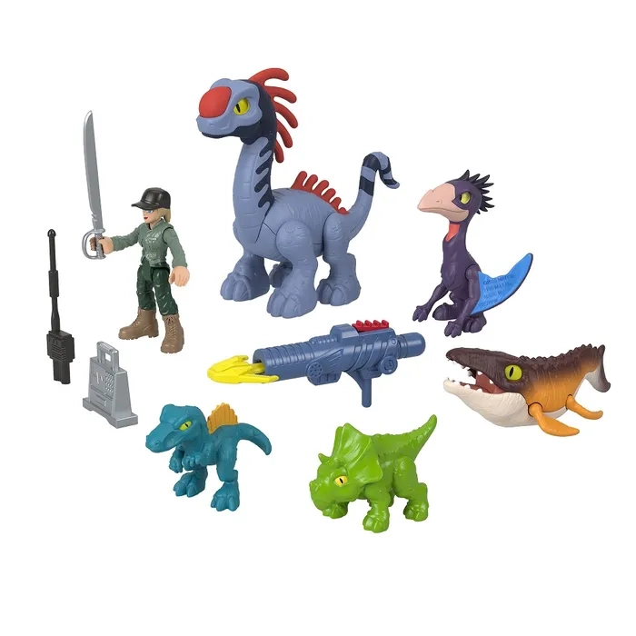 FIGURA ACCIÓN IMAGINEXT PACK DINOS TIERRA, AIRE Y MAR - 6