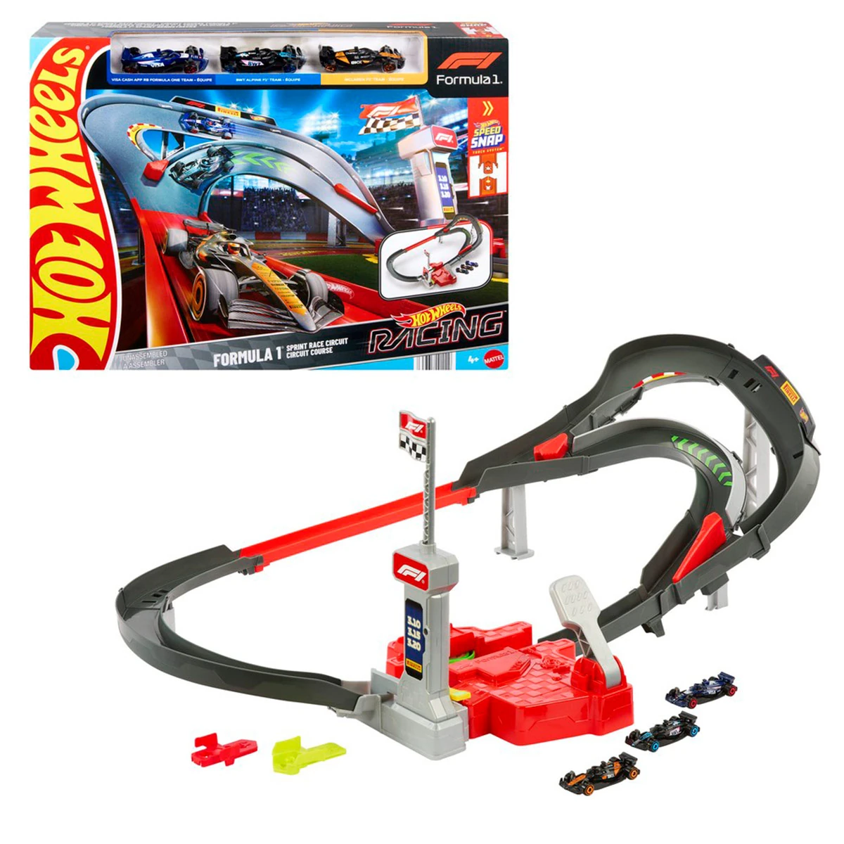PISTA DE CARRERA JUGUETEHOT WHEELS SPRINT - 1