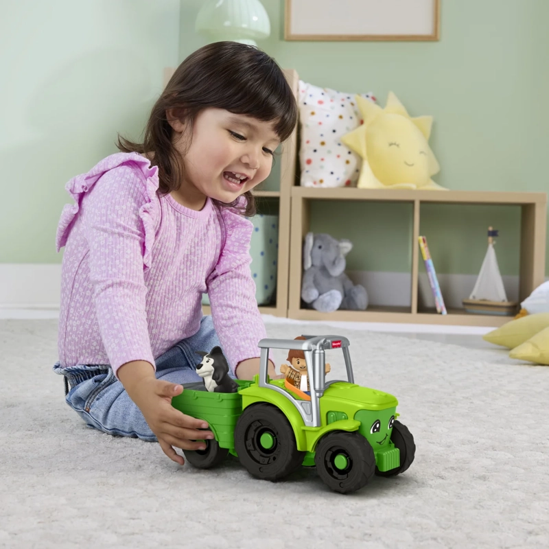 LITTLE PEOPLE JUGUETE PARA BEBÉS TRACTOR MEDIANO - 1