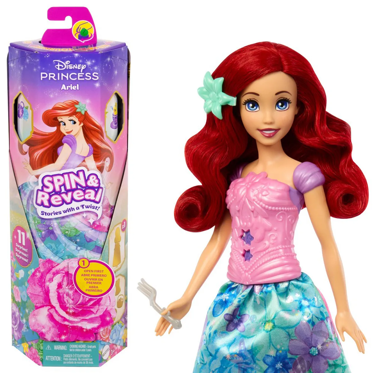 DISNEY PRINCESA ARIEL SPIN AND REVEAL - 1