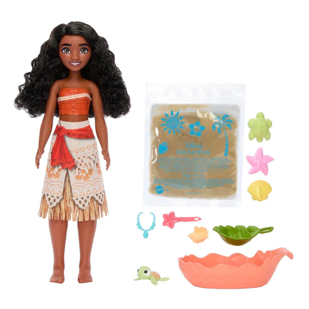 DISNEY PRINCESA SET DE JUEGO MOANA CON TORTUGA BEBÉ - 1