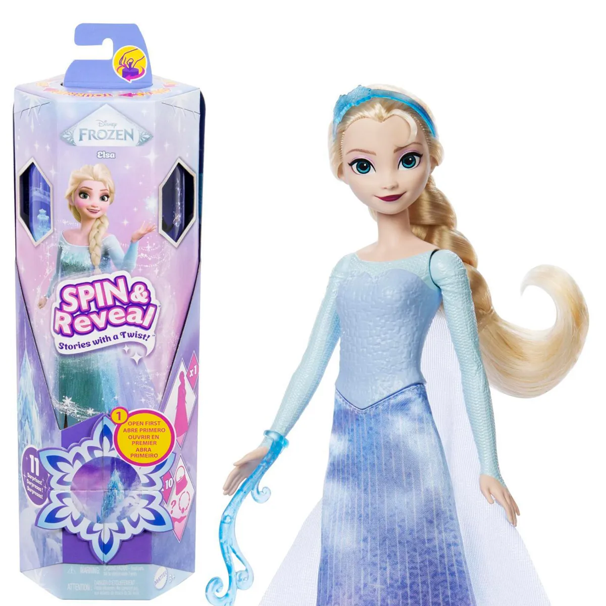 DISNEY FROZEN MUÑECA SPIN AND REVEAL ELSA - 1