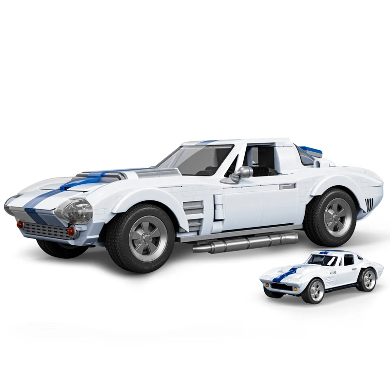 MATTEL BRICKSHOP HOT WHEELS CORVETTE ELITE '63 GRAND SPORT - 2