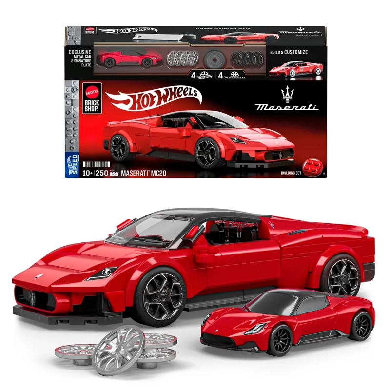 MATTEL BRICK SHOP HOT WHEELS SPEED MASERATI MC20 - 1