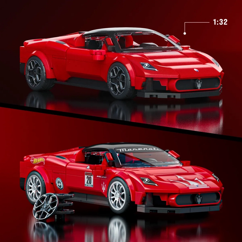 MATTEL BRICK SHOP HOT WHEELS SPEED MASERATI MC20 - 3