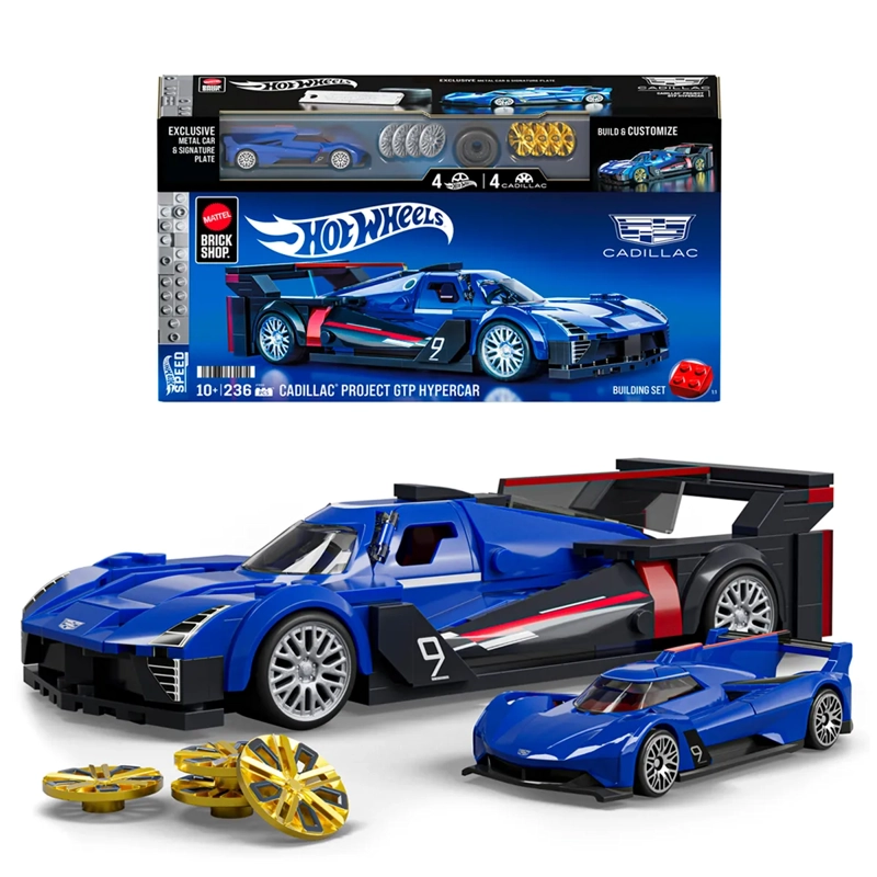 MATTEL BRICK SHOP HOT WHEELS SPEED CADILLAC PROJECT GTP - 1