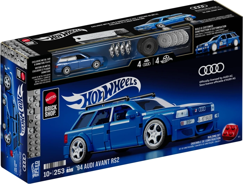 JUGUETE DE CONSTRUCCIÓN SPEED '94 AUDI AVANT RS2 HOT WHEELS - 9
