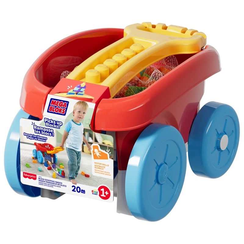 MEGA BLOKS JUGUETE DE CONSTRUCCIÓN VAGÓN RECOGE BLOQUES - 1