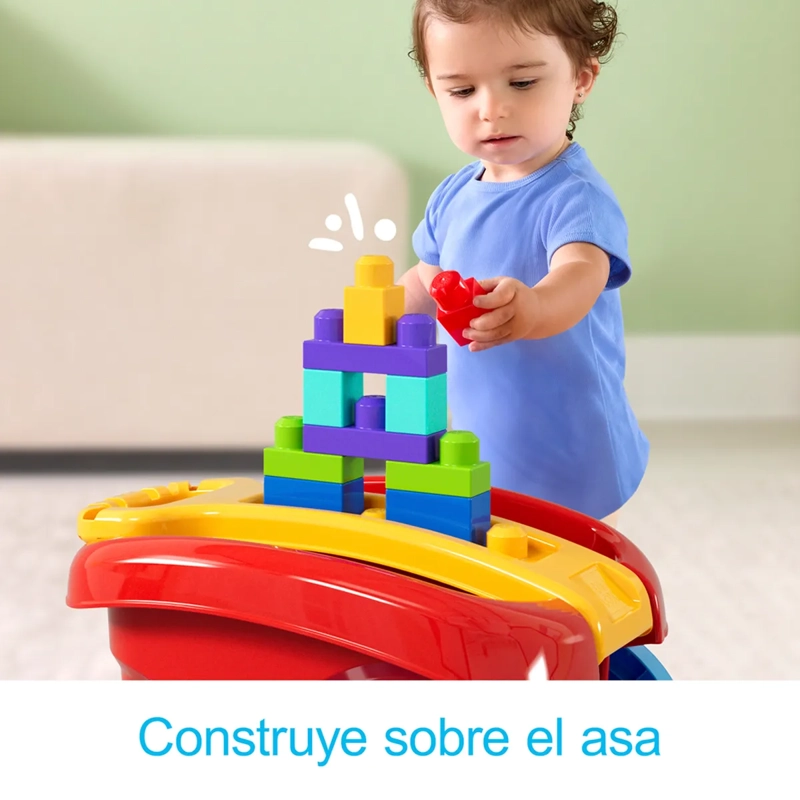 MEGA BLOKS JUGUETE DE CONSTRUCCIÓN VAGÓN RECOGE BLOQUES - 6