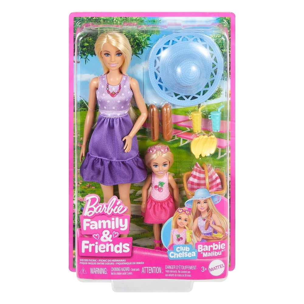 JUGUETE BARBIE SET JUEGO PICNIC CON CHELSEA JBF43 - 2