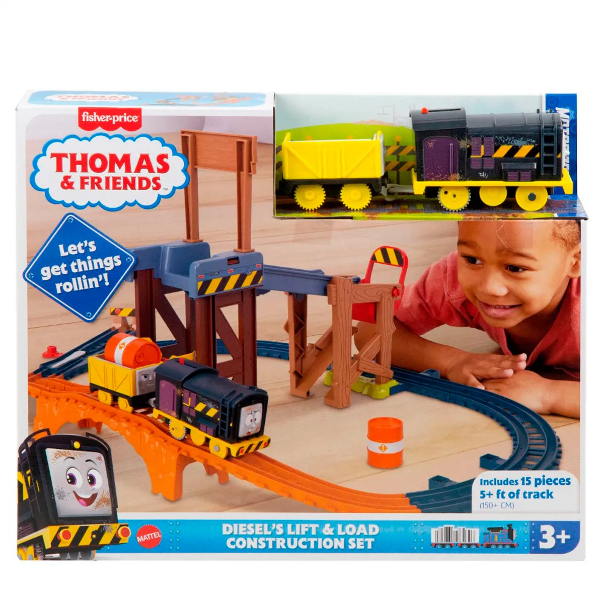 THOMAS & FRIENDS PISTA MOTORIZADA CONSTRUCCIÓN DIESEL - 4