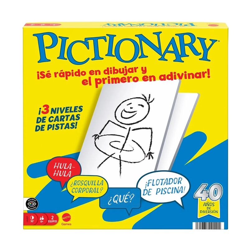 JUEGO MESA PICTIONARY 40 ANIVERSARIO JDX97 - 1