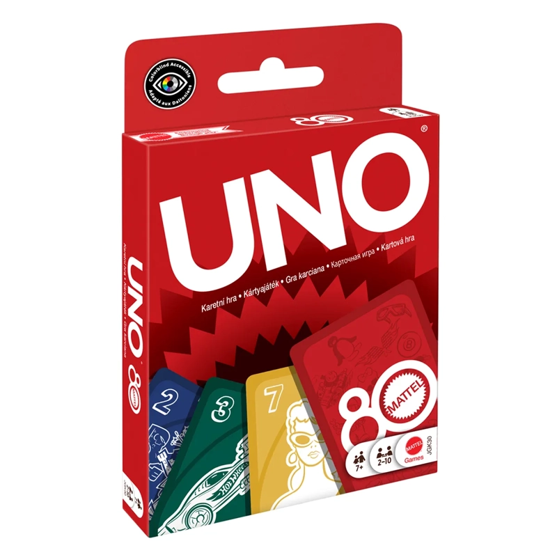 UNO JUEGO DE CARTAS MATTEL 80 ANIVERSARIO - 6