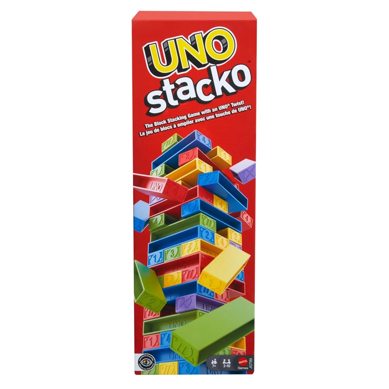 UNO JUEGO DE MESA STACKO SEGUNDA VERSIÓN PARA NIÑOS - 2