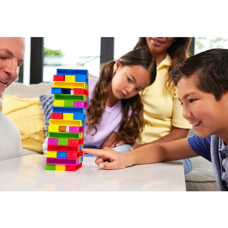 UNO JUEGO DE MESA STACKO SEGUNDA VERSIÓN PARA NIÑOS - 14