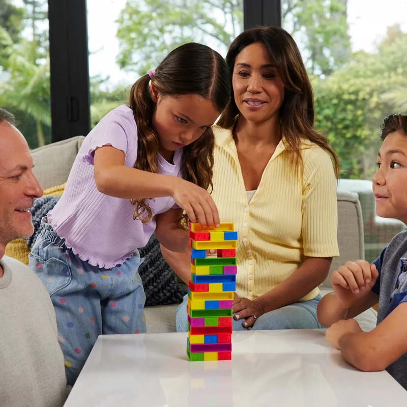 UNO JUEGO DE MESA STACKO SEGUNDA VERSIÓN PARA NIÑOS - 16