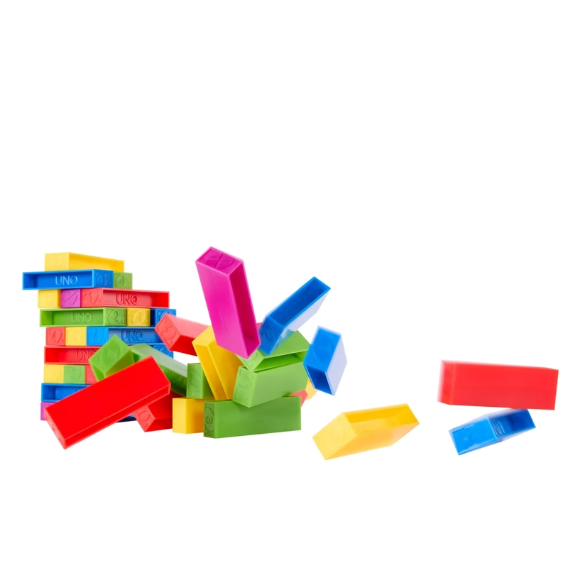 UNO JUEGO DE MESA STACKO SEGUNDA VERSIÓN PARA NIÑOS - 8