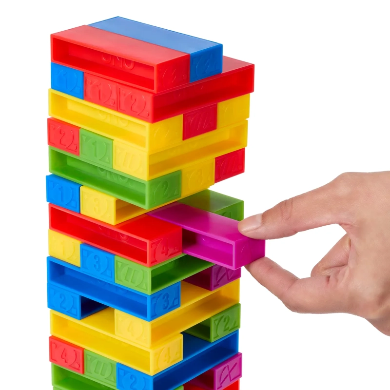 UNO JUEGO DE MESA STACKO SEGUNDA VERSIÓN PARA NIÑOS - 10