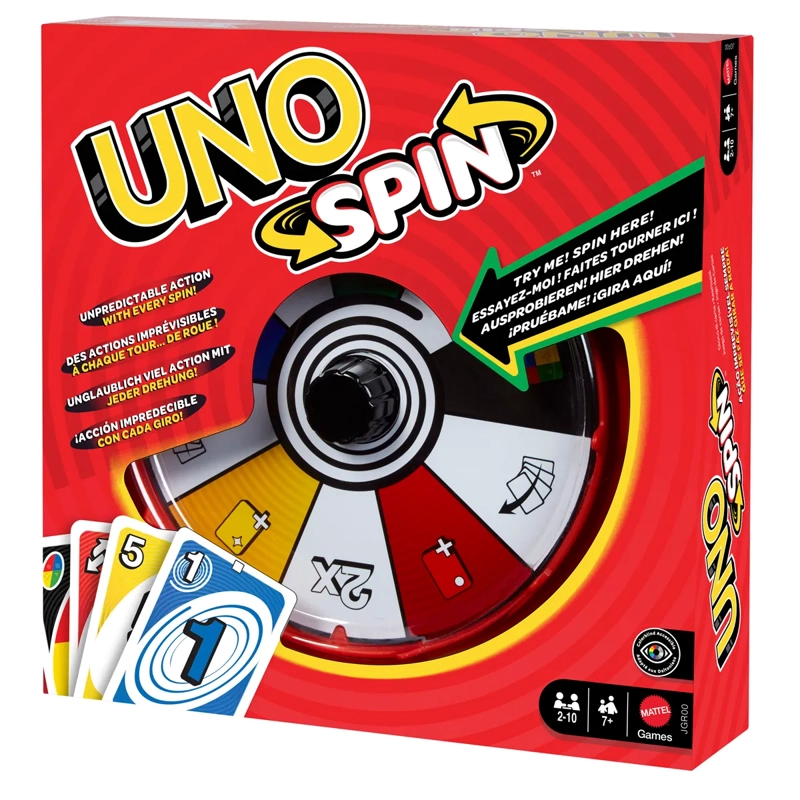 UNO JUEGO DE MESA SPIN NUEVA EDICIÓN PARA NIÑOS - 2