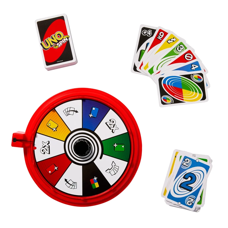 UNO JUEGO DE MESA SPIN NUEVA EDICIÓN PARA NIÑOS - 4