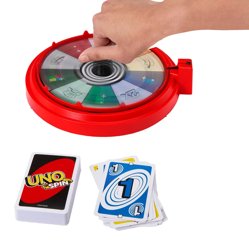UNO JUEGO DE MESA SPIN NUEVA EDICIÓN PARA NIÑOS - 5