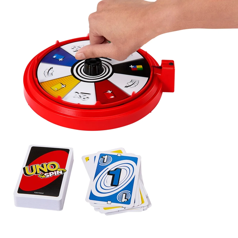 UNO JUEGO DE MESA SPIN NUEVA EDICIÓN PARA NIÑOS - 7