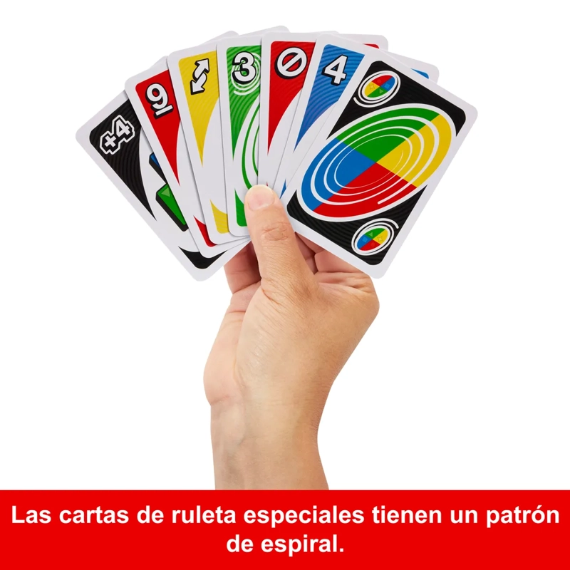 UNO JUEGO DE MESA SPIN NUEVA EDICIÓN PARA NIÑOS - 9