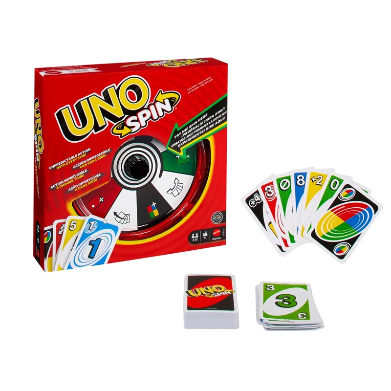 UNO JUEGO DE MESA SPIN NUEVA EDICIÓN PARA NIÑOS - 10