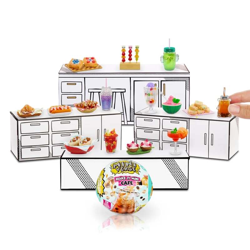 MGA'S MINIVERSE-MINI FOODS: CAFE S4 PDQ - 5