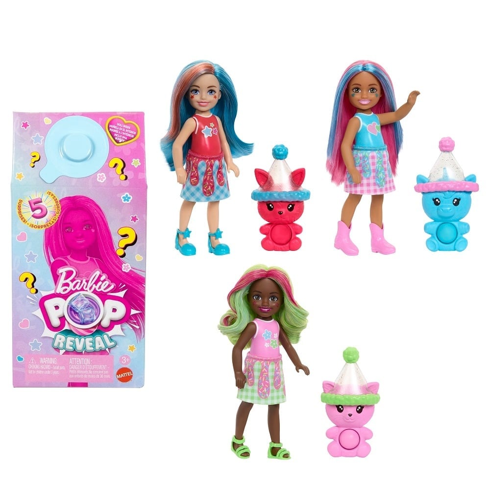MUÑECA BARBIE BATIDOS CHELSEA SORPRESA JDM08 - 1