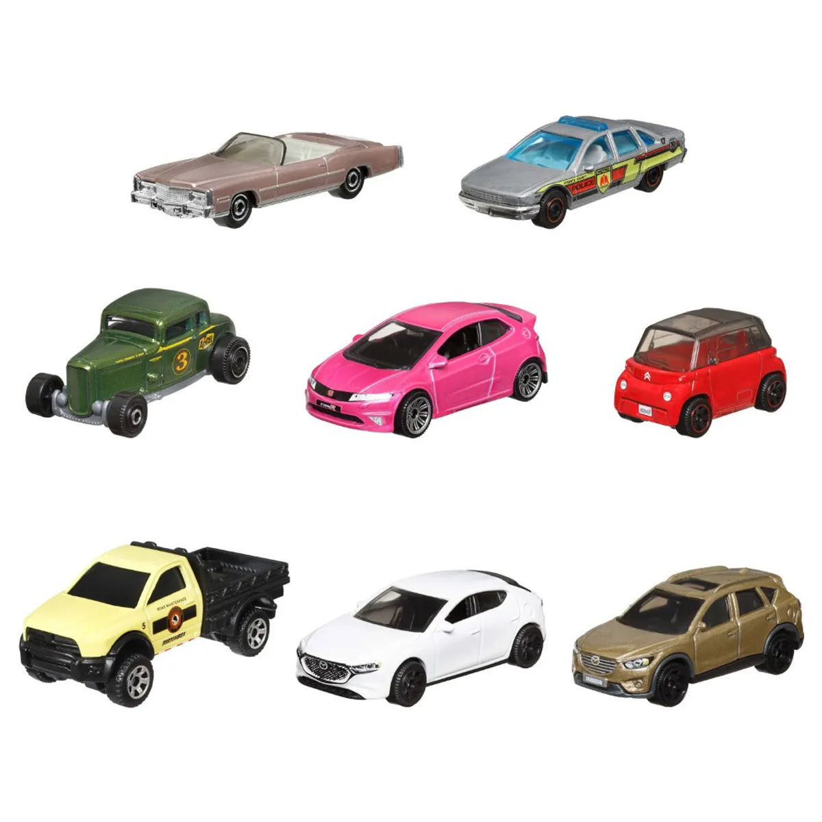 MATCHBOX AUTO BÁSICO PAQUETE DE 8 - 2