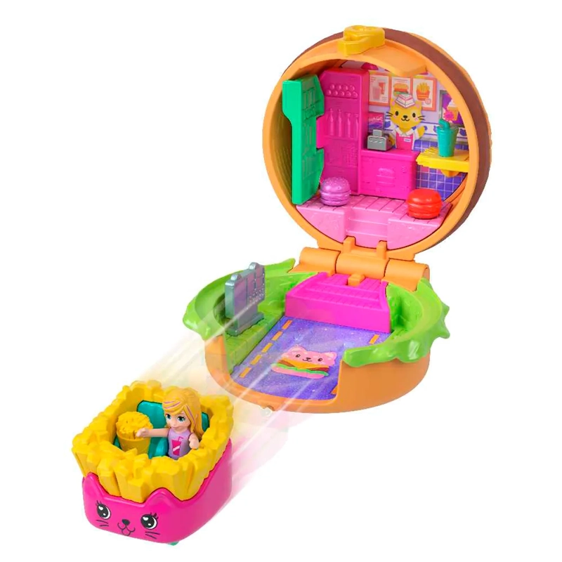 POLLY POCKET COMPACTO COMIDITA RÁPIDA - 9