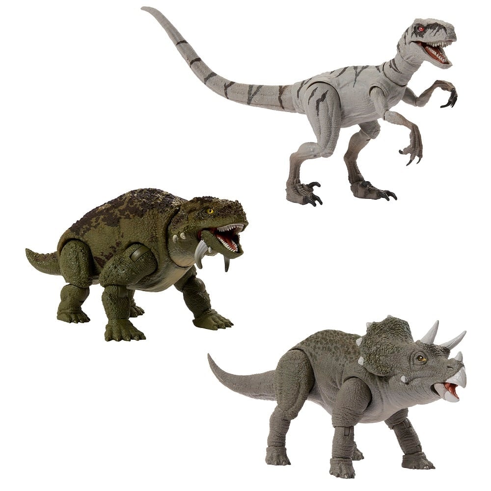 JUGUETE JURASSIC WORLD DINOSAURIO Y HUMANO HFG54 - 1