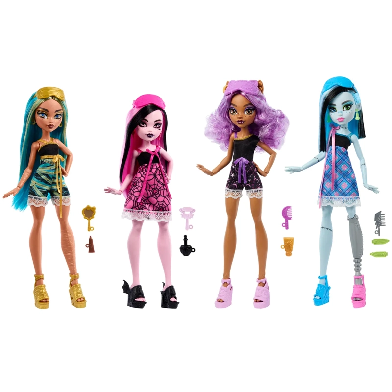 MONSTER HIGH MUÑECA PIJAMAS MONSTRUOSAS SORPRESA - 1