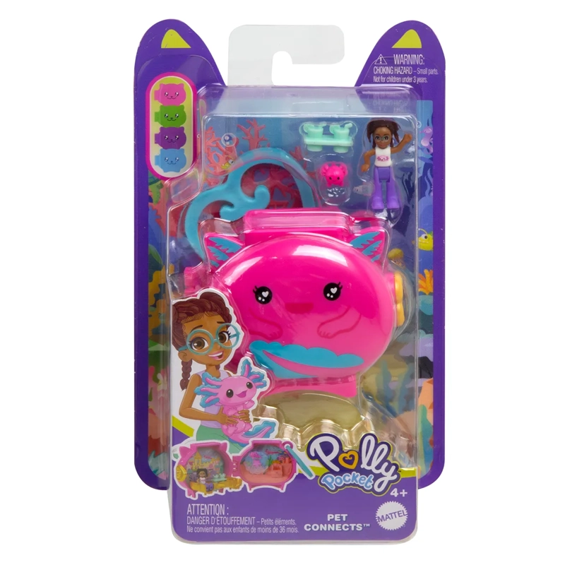 POLLY POCKET COMPACTO MINI MUNDO DE MASCOTAS SORPRESA - 1