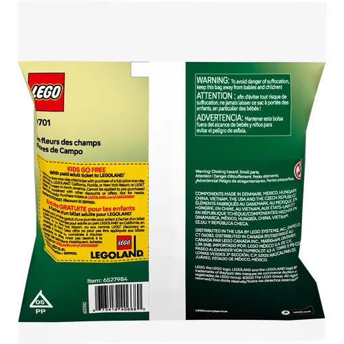BLOQUES CONSTRUCCIÓN LEGO 30701 FLORES DE CAMPO - 4