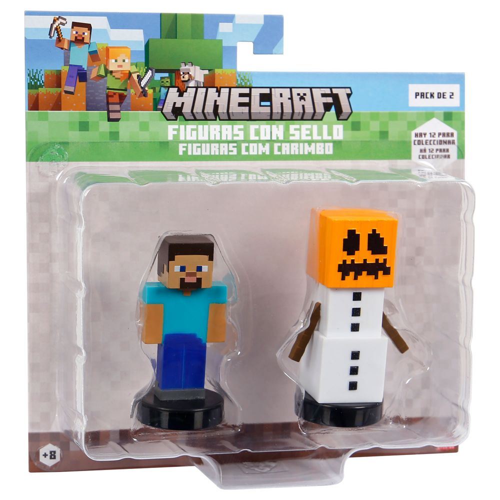 FIGURA MINECRAFT 34910 SELLO PACK 2UND - 2
