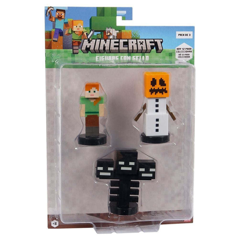 FIGURA MINECRAFT 34911 SELLO PACK 3UND - 2
