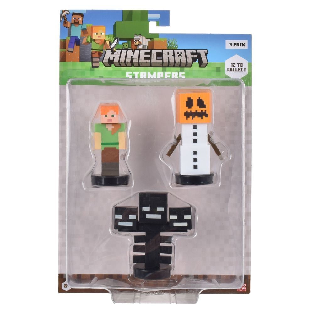 FIGURA MINECRAFT 34911 SELLO PACK 3UND - 3