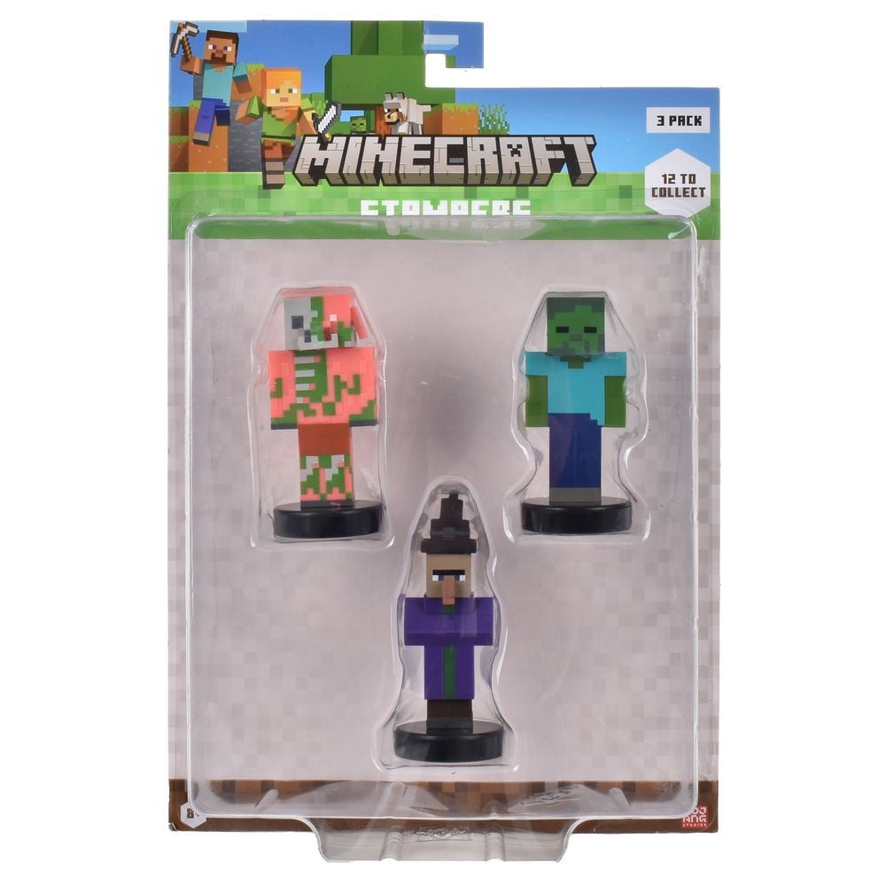 FIGURA MINECRAFT 34911 SELLO PACK 3UND - 2