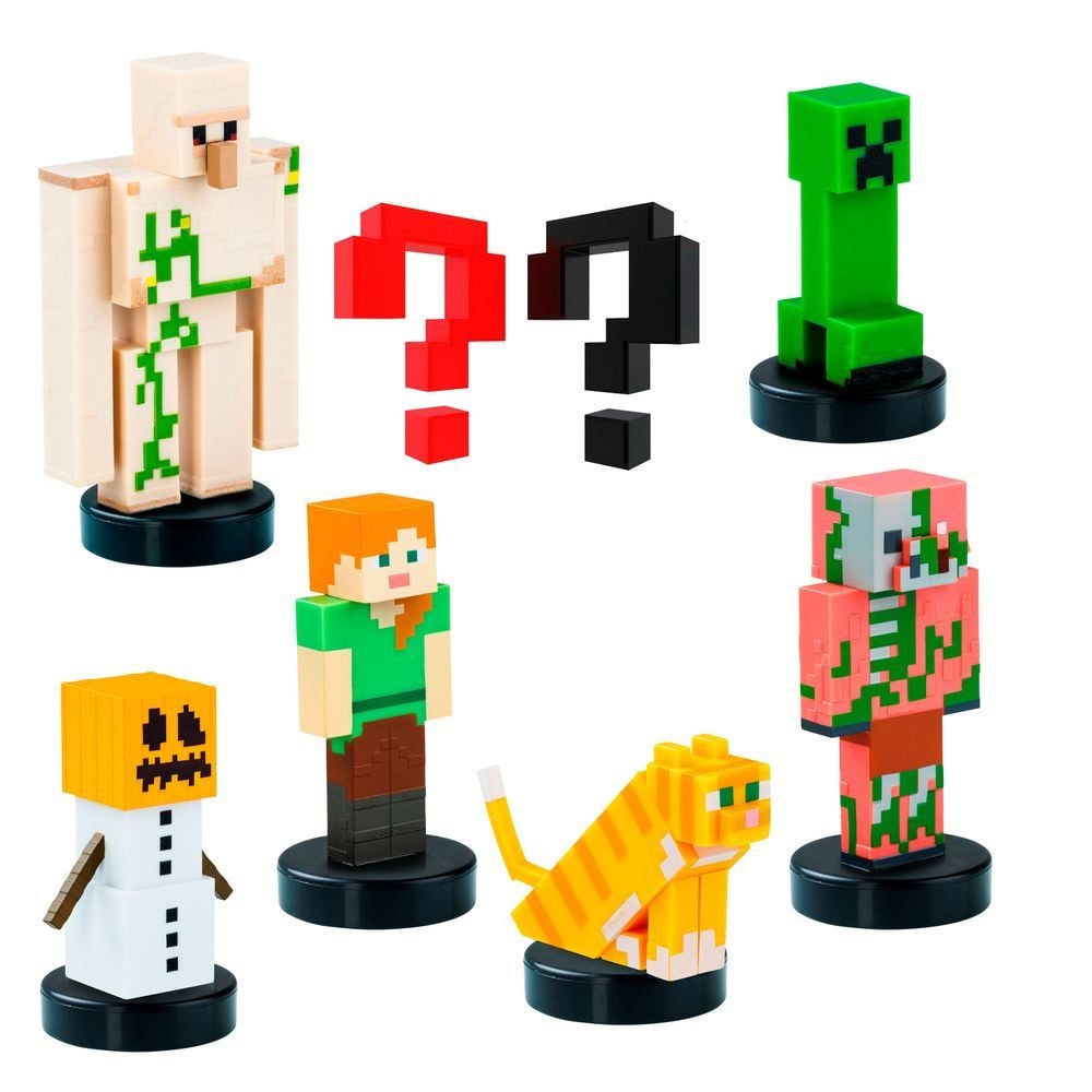 FIGURA MINECRAFT 34913 SELLO PACK 8UND - 1