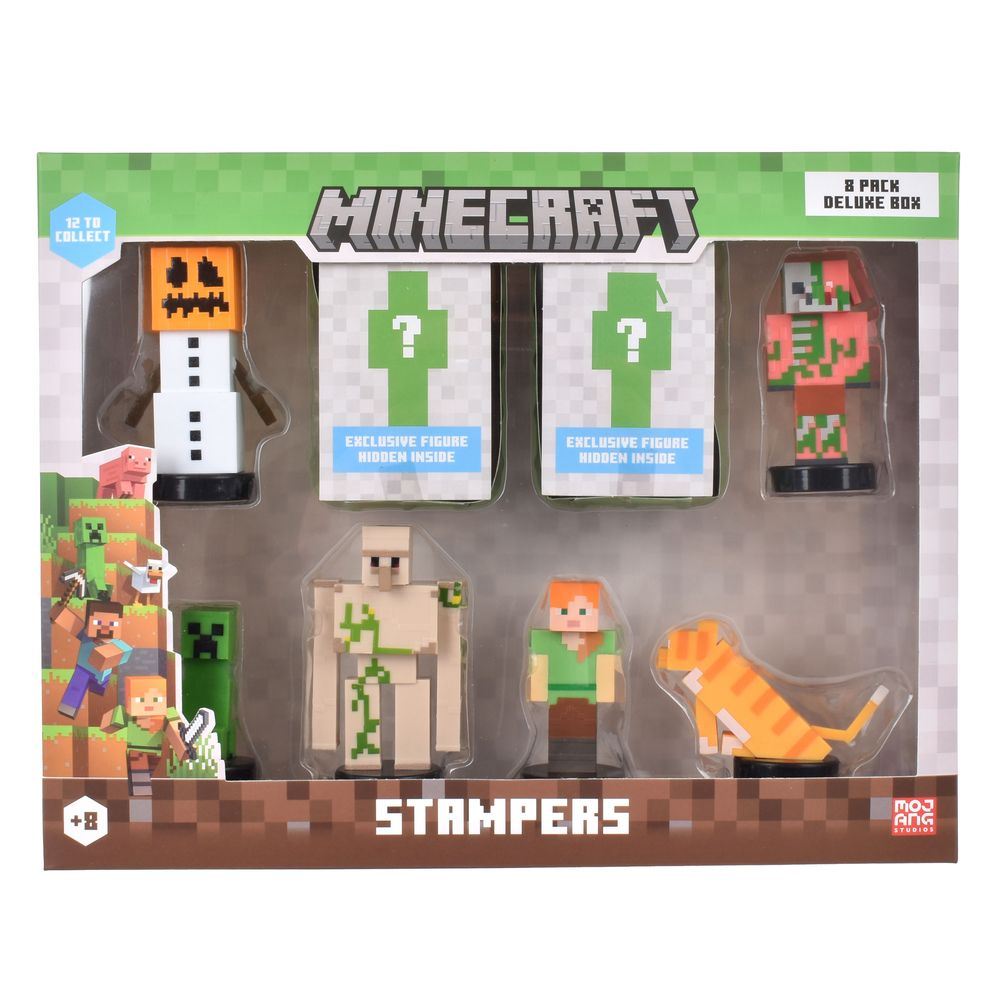 FIGURA MINECRAFT 34913 SELLO PACK 8UND - 2