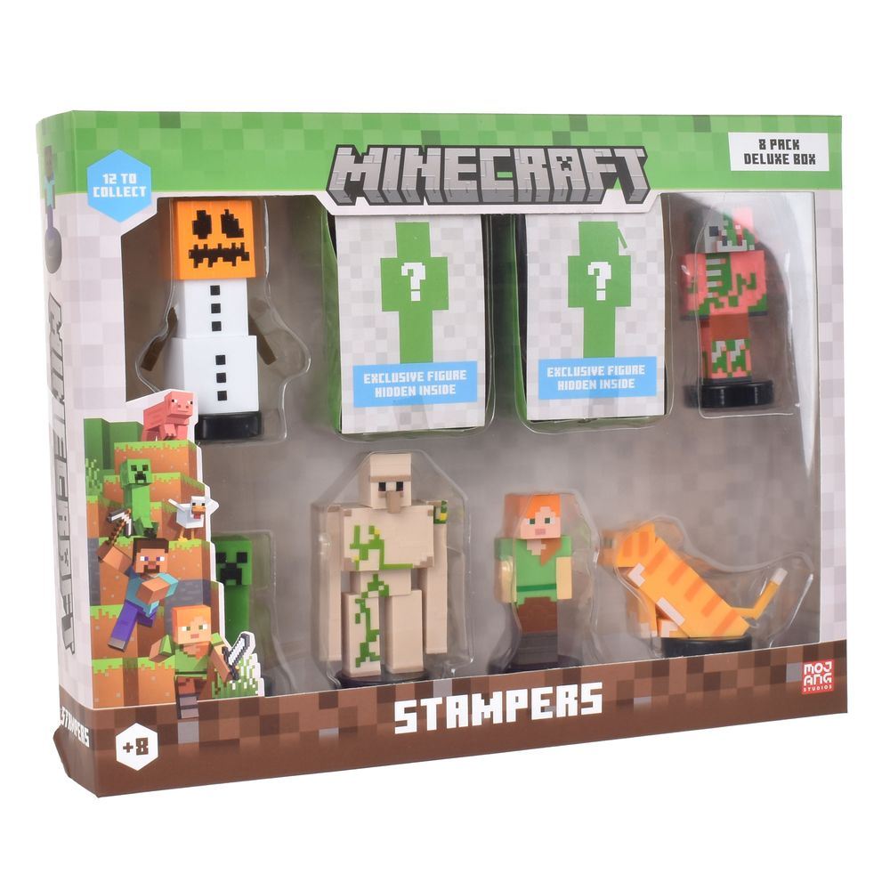 FIGURA MINECRAFT 34913 SELLO PACK 8UND - 3