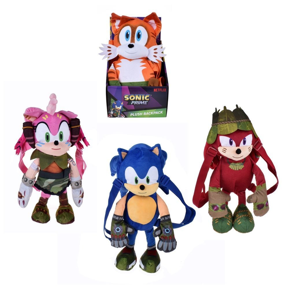 PELUCHE 33074 MOCHILA SONIC 30CM - 2