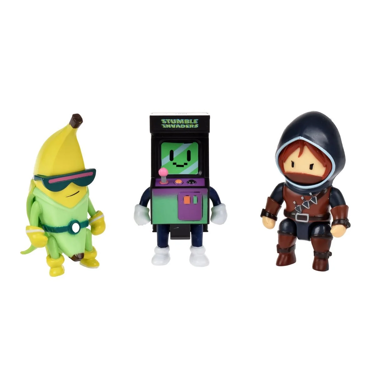 FIGURA STUMBLE GUYS 35463 8CM ARTICULABLE PACK3 - 1