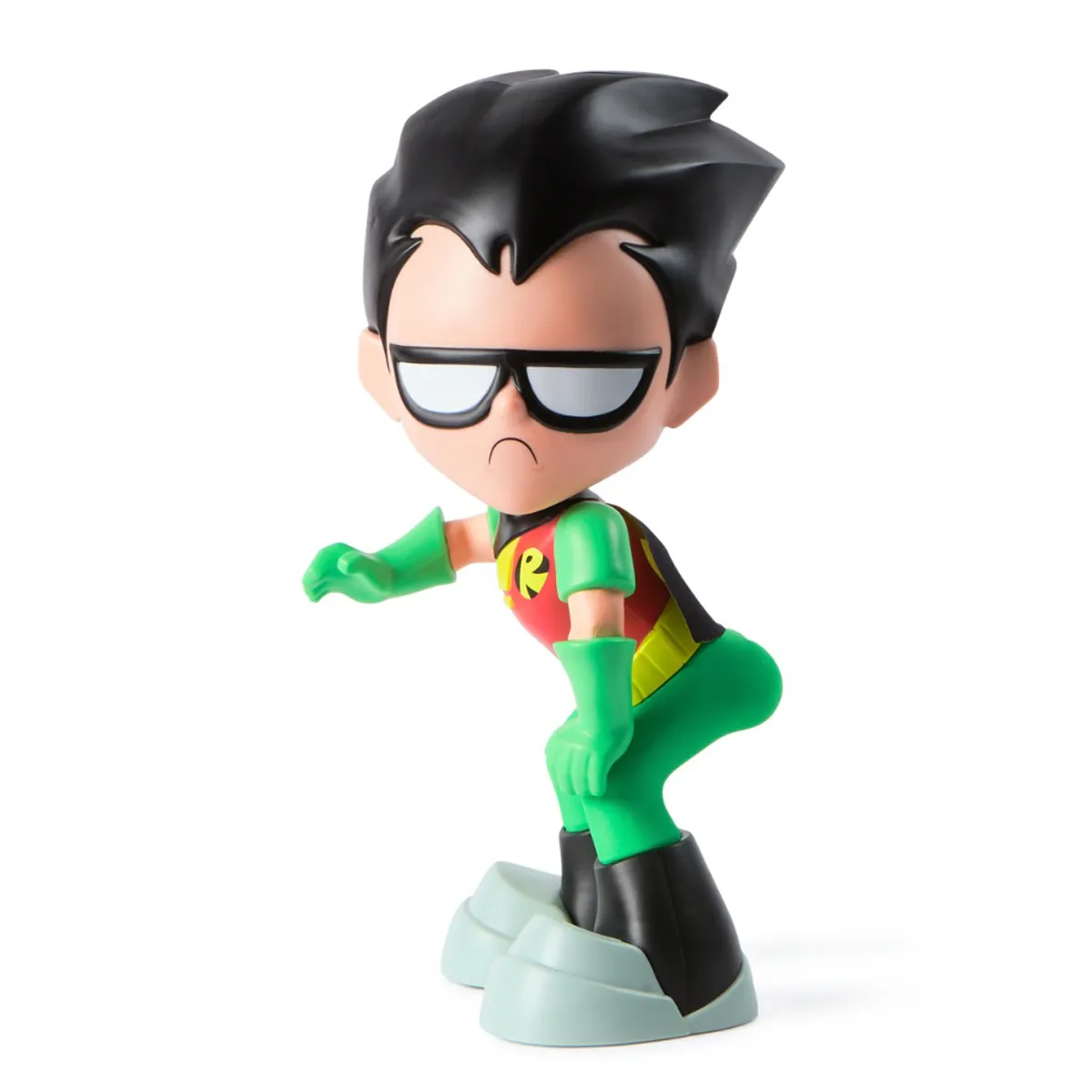 FIGURA ACCION CON SONIDO Y MOVIMIENTO ROBIN TEEN TITANS GO - 1