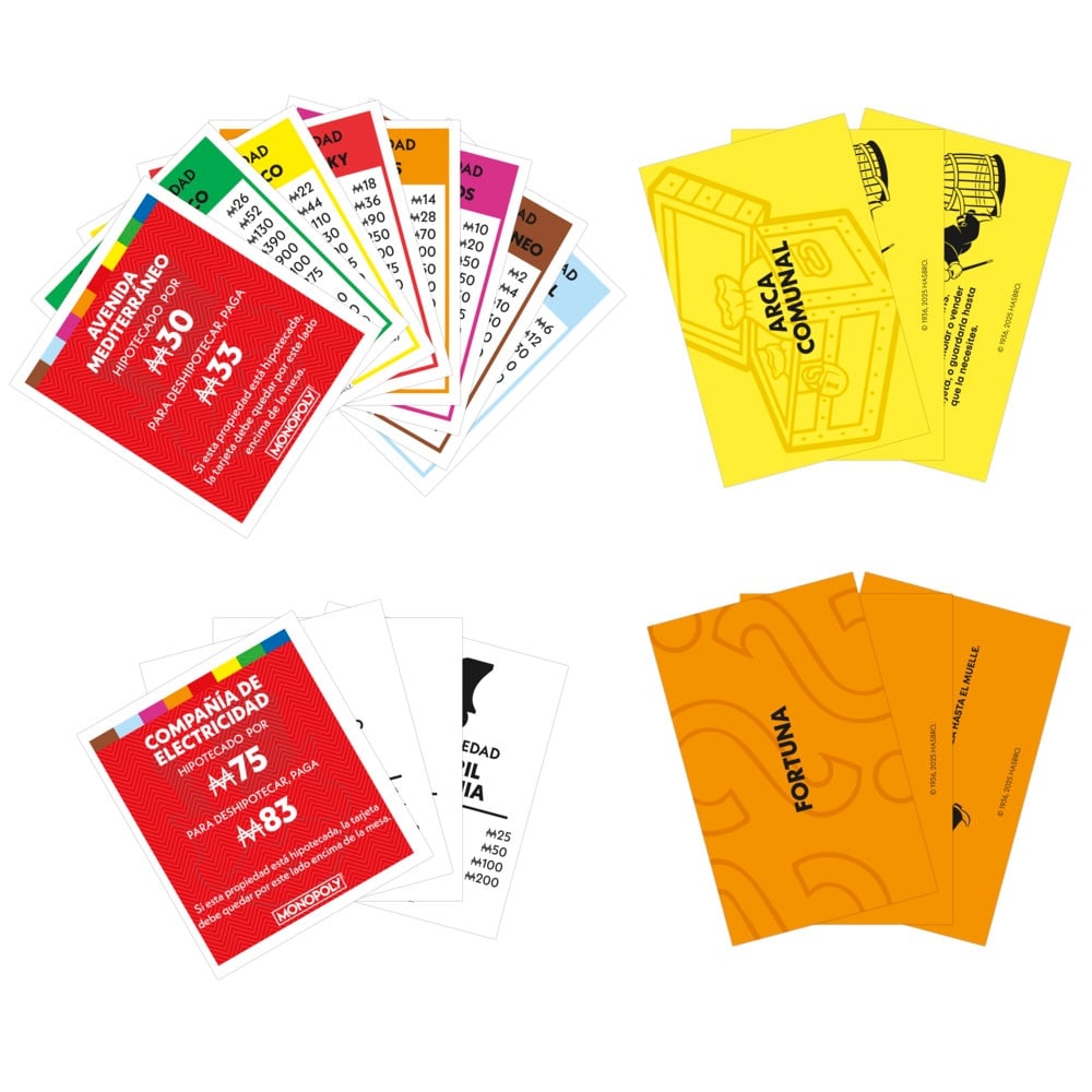 Monopoly Check In JUEGO MESA HASBRO G0009 MONOPOLY CLASSIC REFRESH