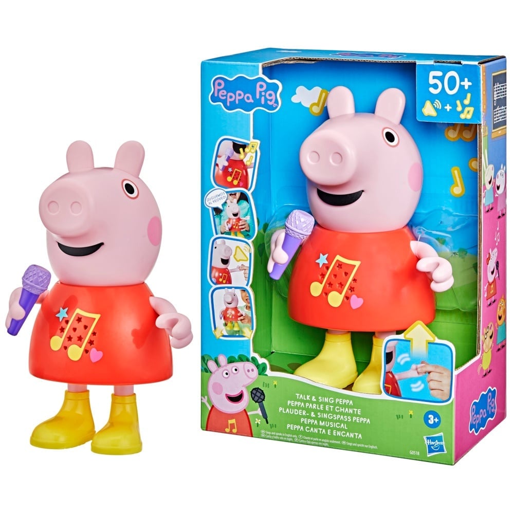 MUÑECA PEPPA PIG JUGUETE CERDITA HABLA Y CANTA G0518 - 4