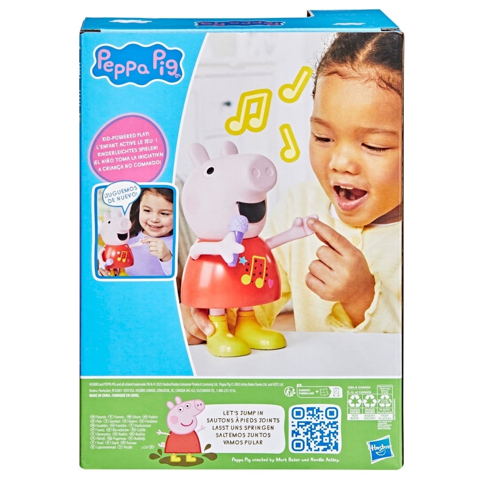 MUÑECA PEPPA PIG JUGUETE CERDITA HABLA Y CANTA G0518 - 5